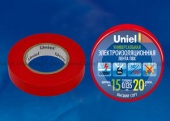 Изолента Uniel UIT-135P 20/15/01 RED - купить в Новокузнецке