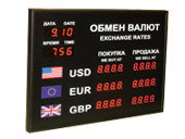 Офисные табло валют 4 разряда - купить в Новокузнецке