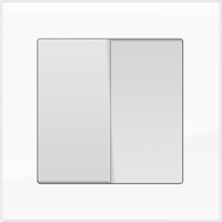 Рамка для двойной розетки Werkel WL01-Frame-01-DBL Favorit (белый) - купить в Новокузнецке